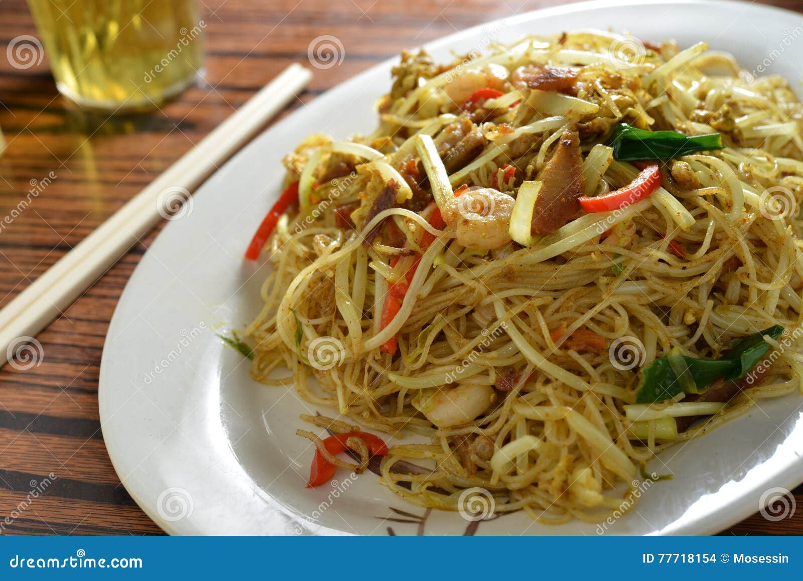 Chinese style Vermicelli stock photo. Image of seafood 77718154