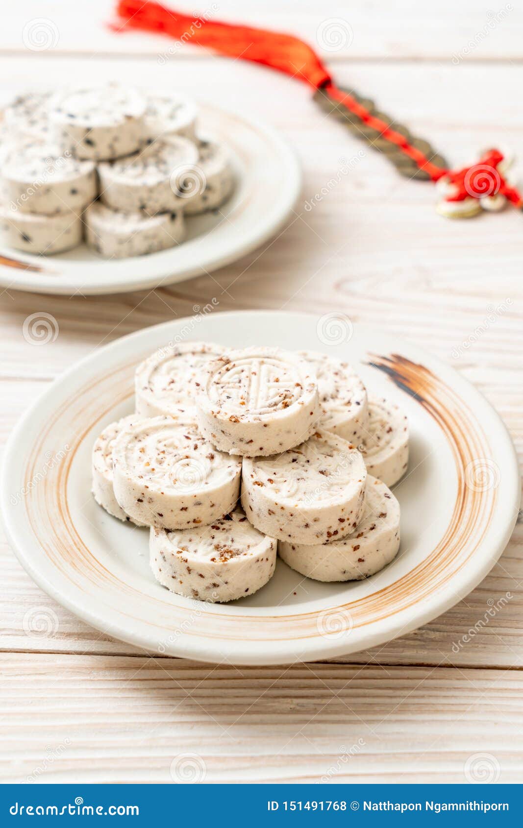 Chinese Sweetmeat Made of Rice Flour Stock Photo - Image of isolated