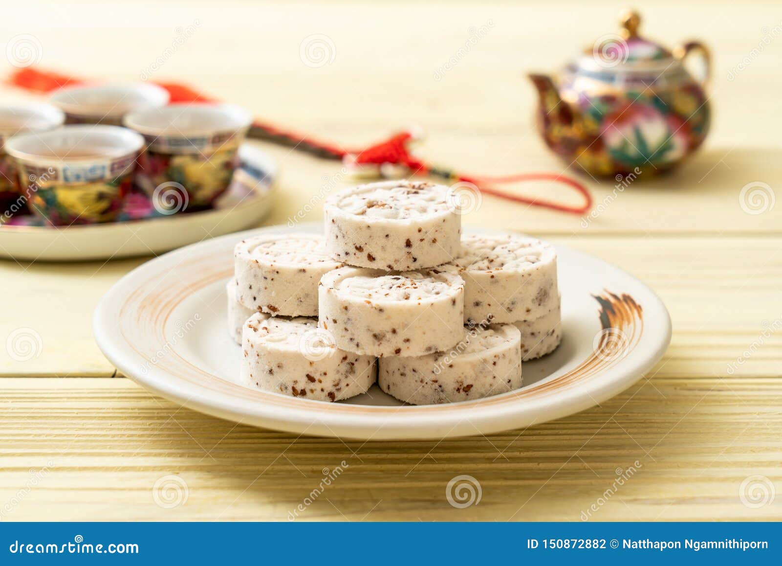 Chinese Sweetmeat Made of Rice Flour Stock Photo - Image of fresh