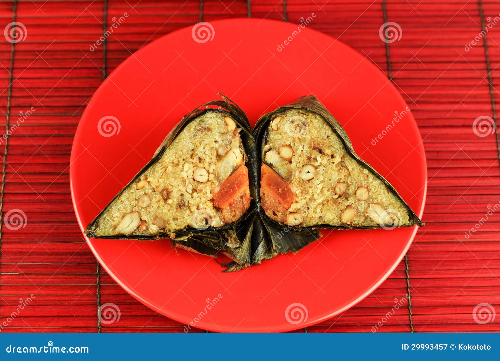 Chinese tamales stock image. Image of tamale, plate, delicious 29993457
