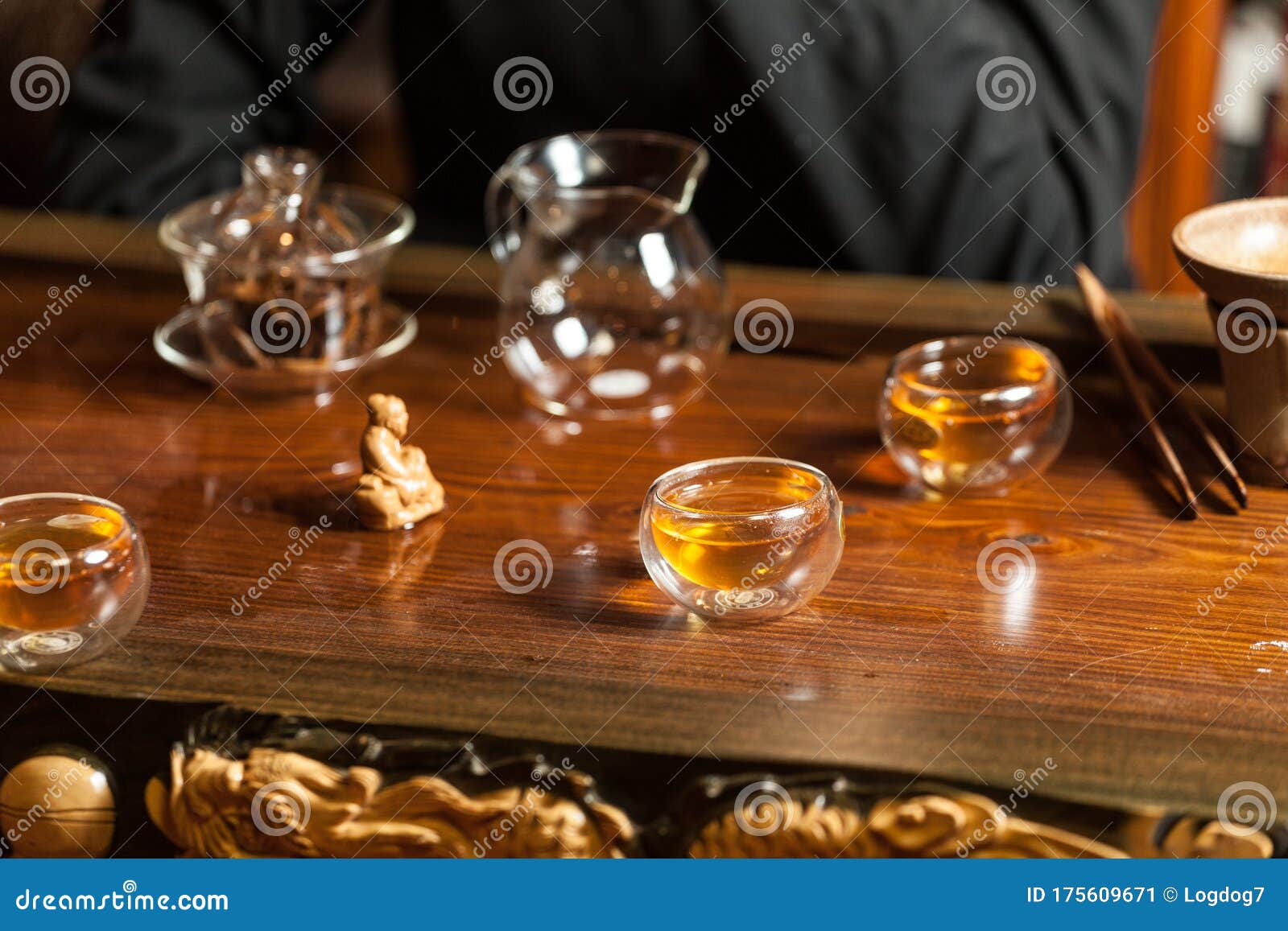 Chinese Tea Accessories on the Table Stock Image Image of jasmine