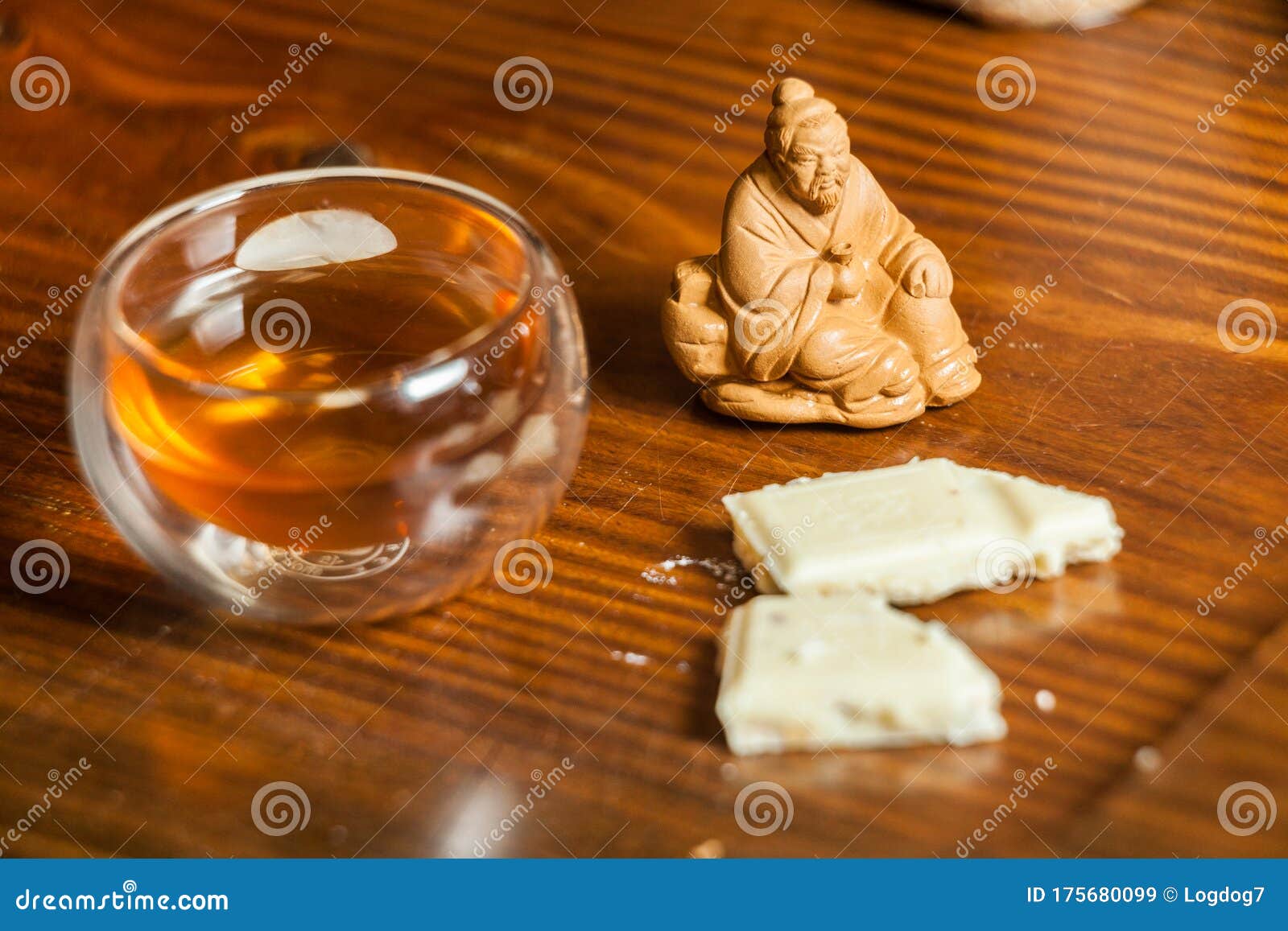Chinese Tea Accessories on the Table Stock Image Image of color