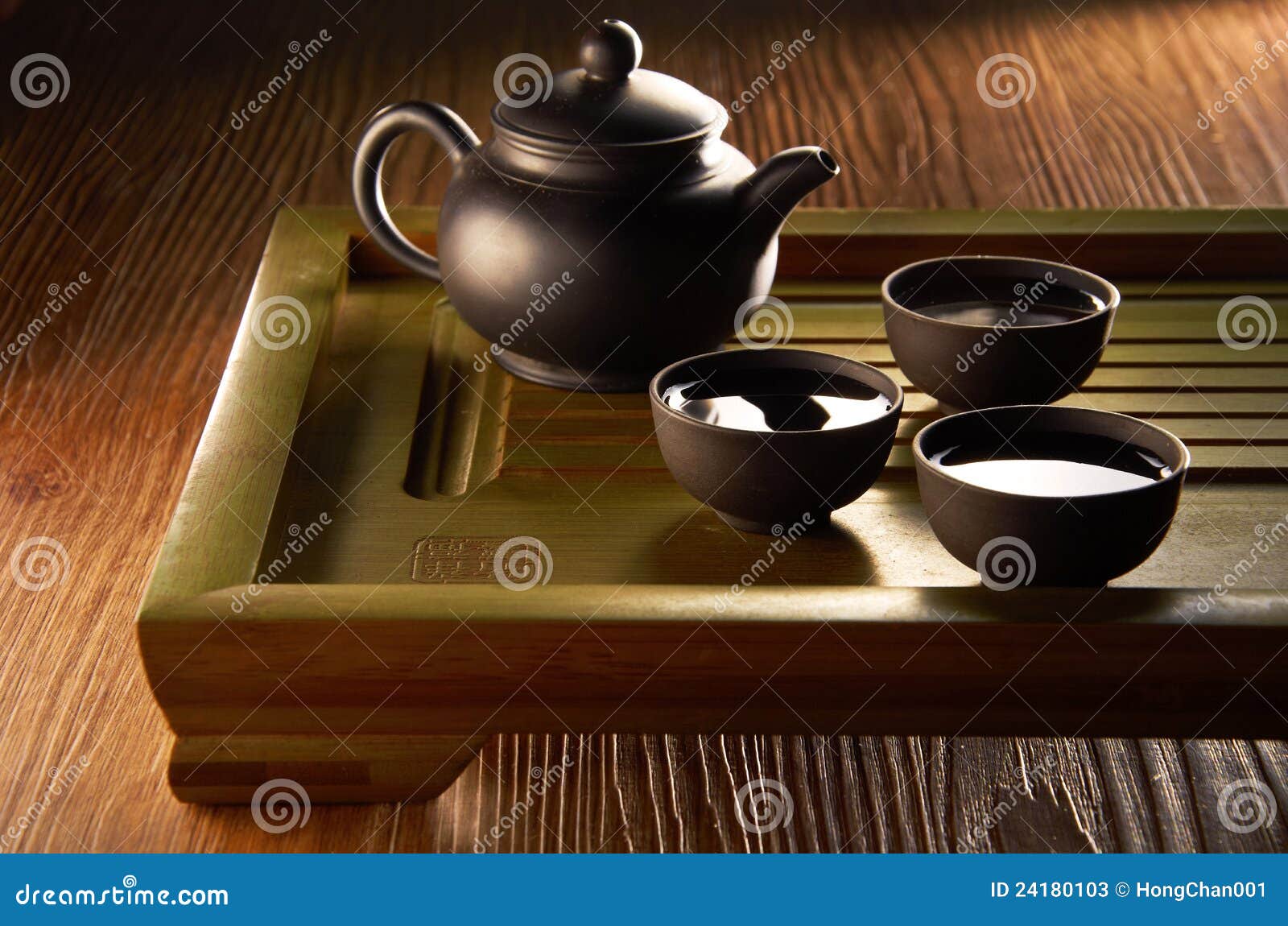 Chinese Tea Set Stock Photos Image 24180103