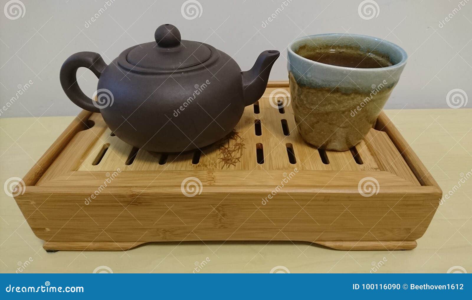 Chinese Tea Set stock photo. Image of asian, bamboo 100116090