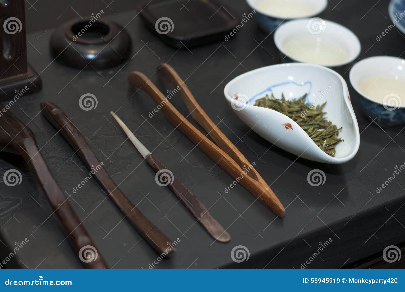 Chinese tea set stock image. Image of brew, china, ceramic 55945919