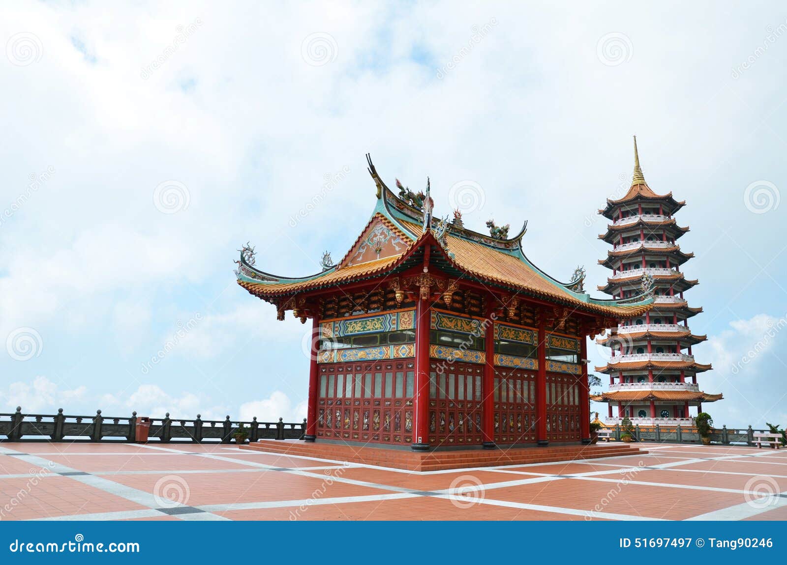 Chinese Temple in Genting Highland Stock Image  Image of malaysia
