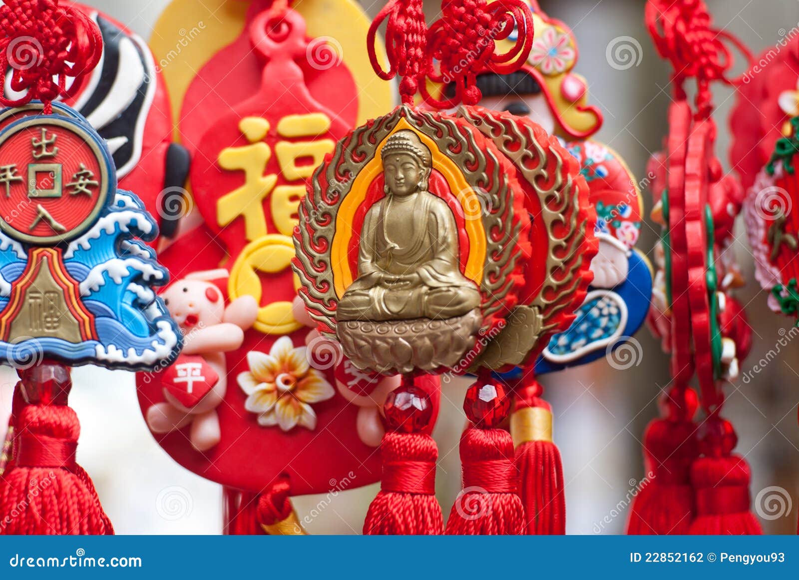 Chinese Traditional Sachet, New Year S Mascot, Cli Stock Photo Image