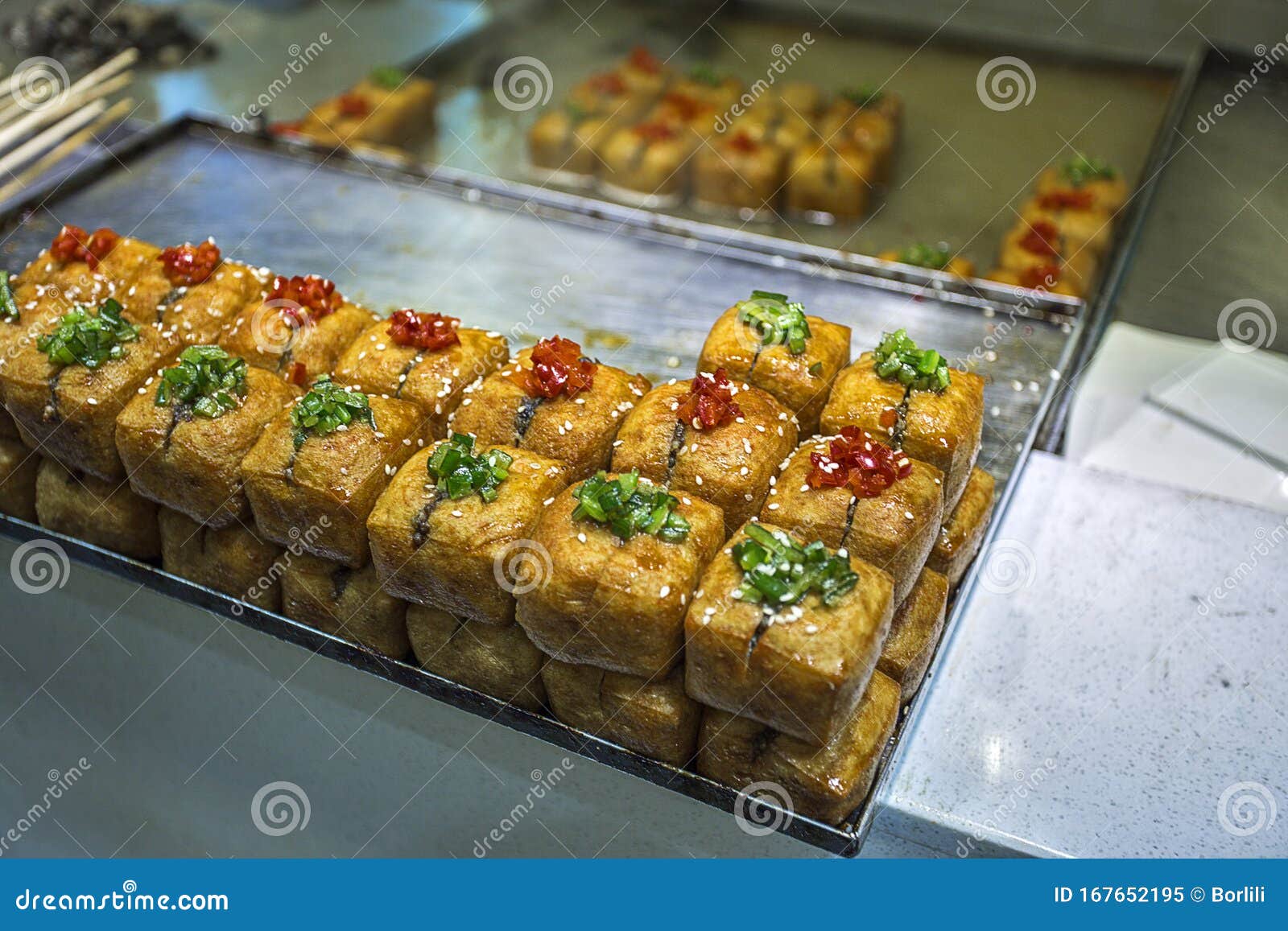 Chinese Traditional Street Food Stock Image - Image of deep, fledgling
