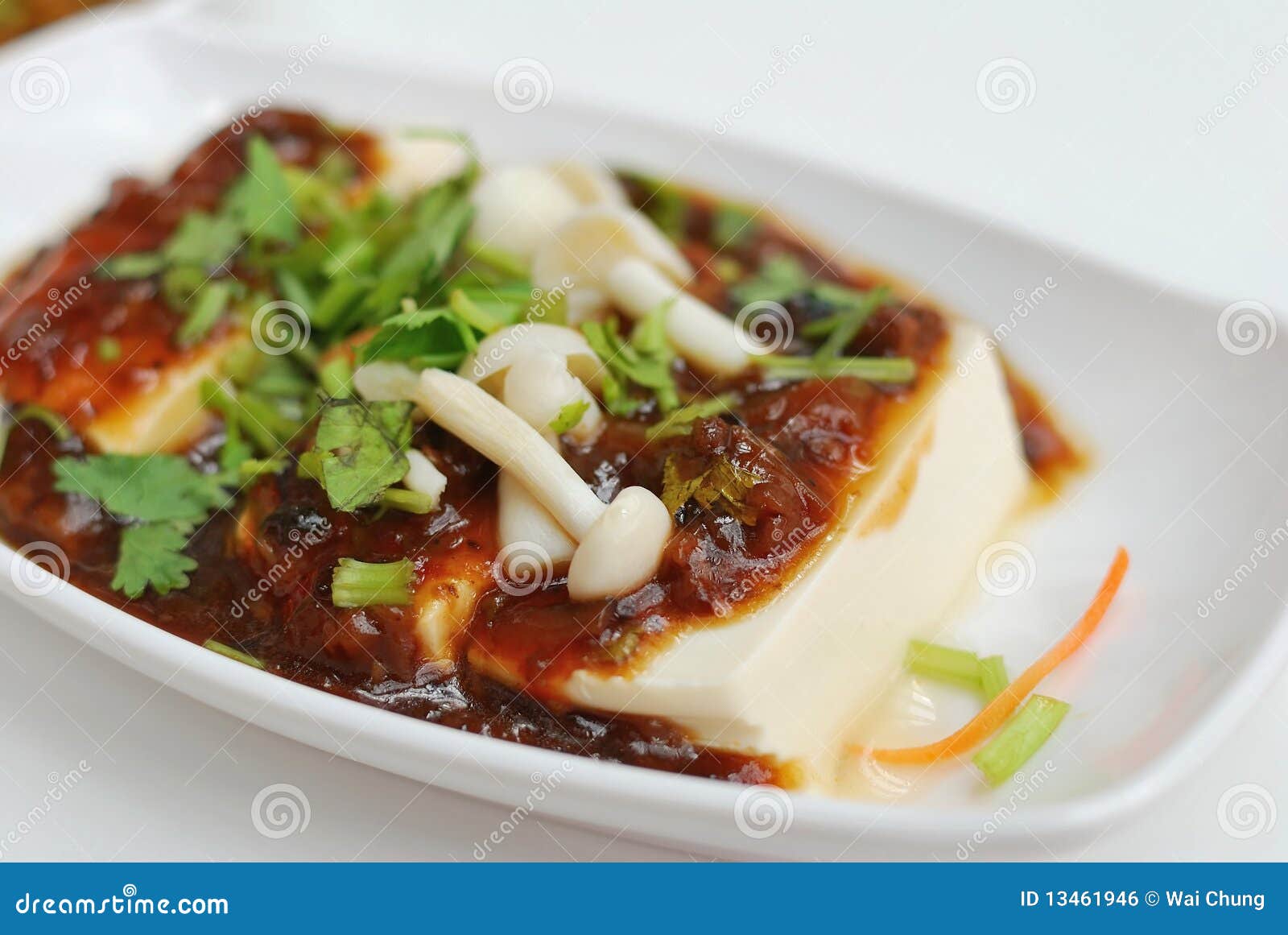 Chinese Vegetarian Bean Curd Delicacy Stock Photo Image of cuisine