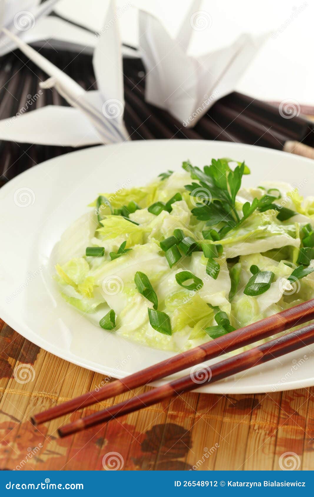 Chinese vegetarian meal stock photo. Image of chive, vegetables 26548912