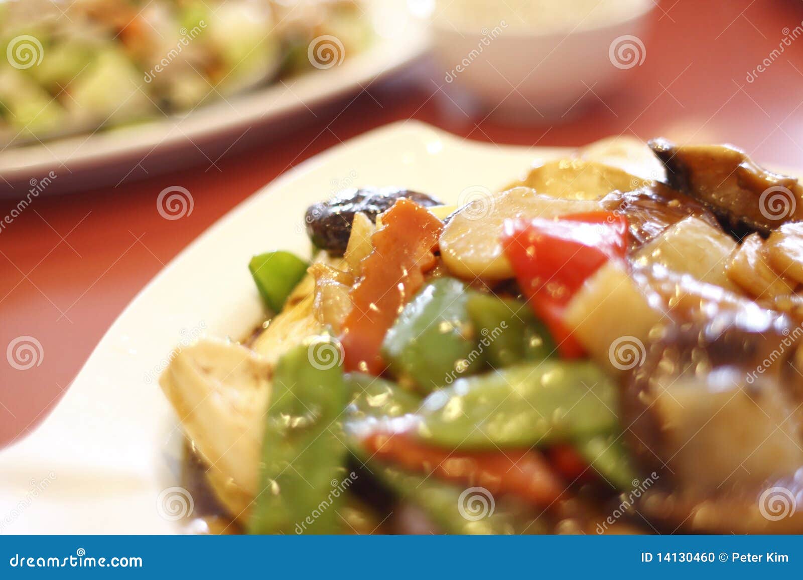 Chinese Vegetarian Tofu Dish. Stock Photo - Image of healthy, delicious