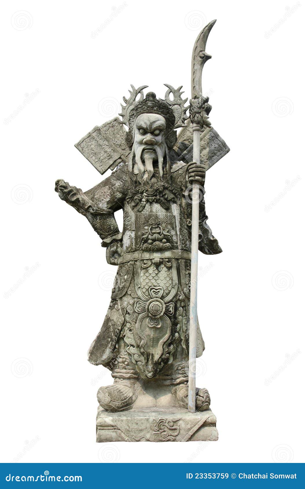 Chinese warrior statues. stock image. Image of asia, antique 23353759