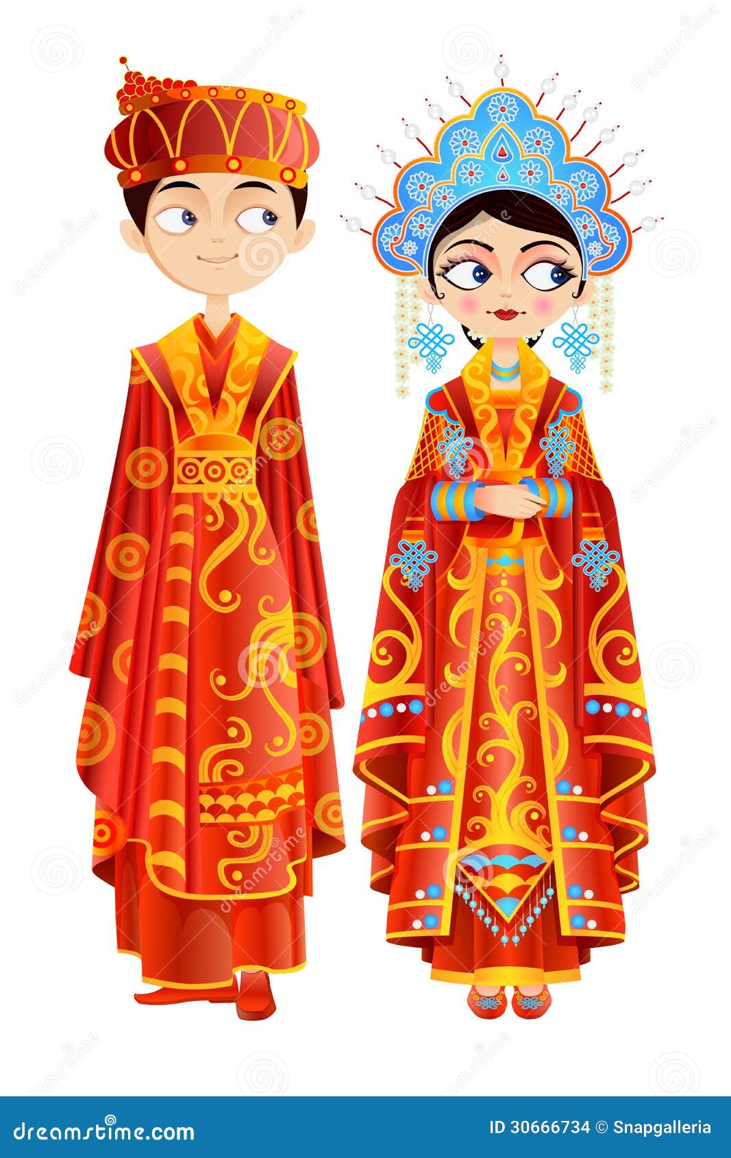 Chinese Wedding Couple Stock Illustrations 558 Chinese Wedding Couple Stock Illustrations