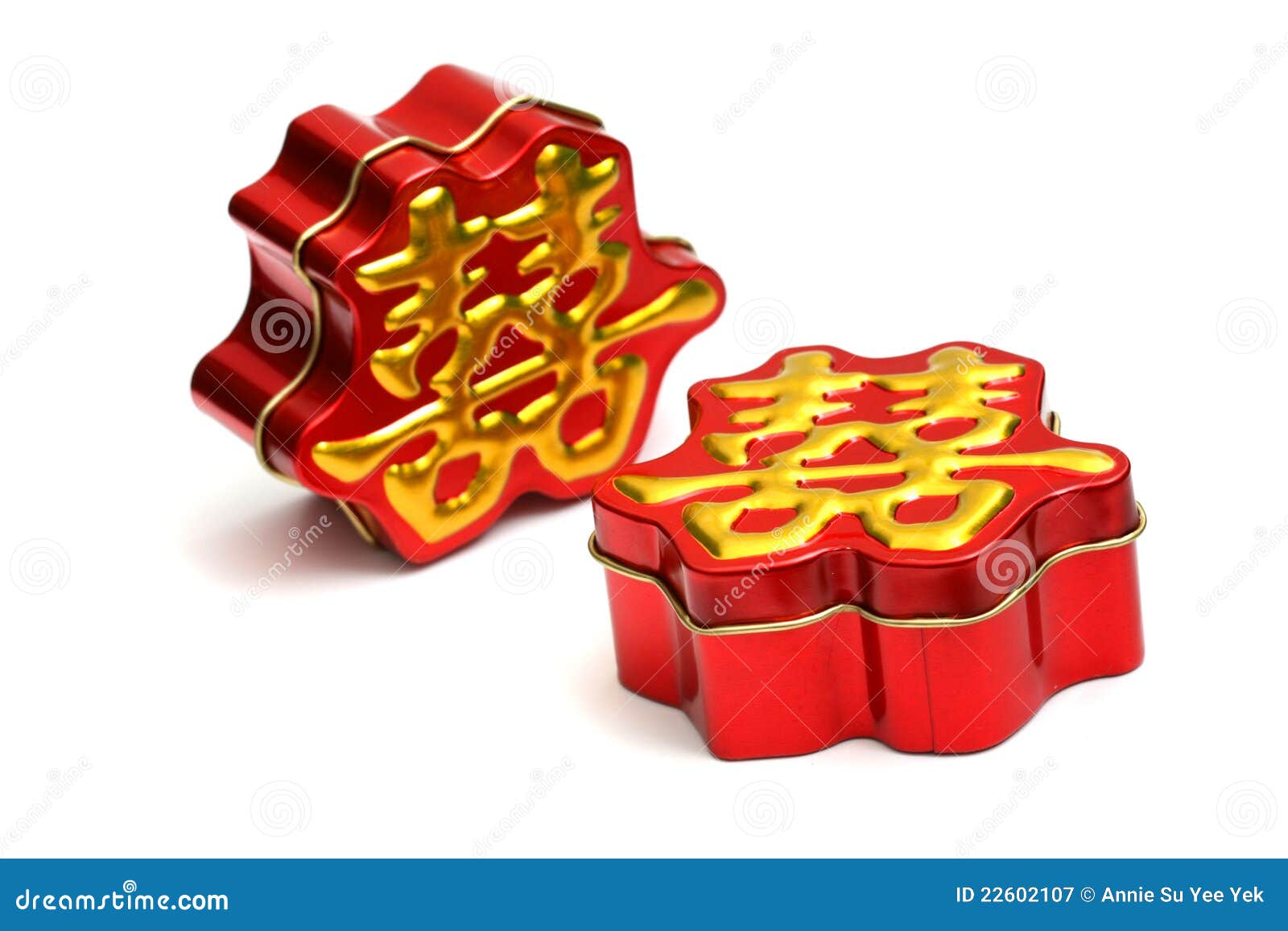 Chinese wedding gift box stock image. Image of twins 22602107