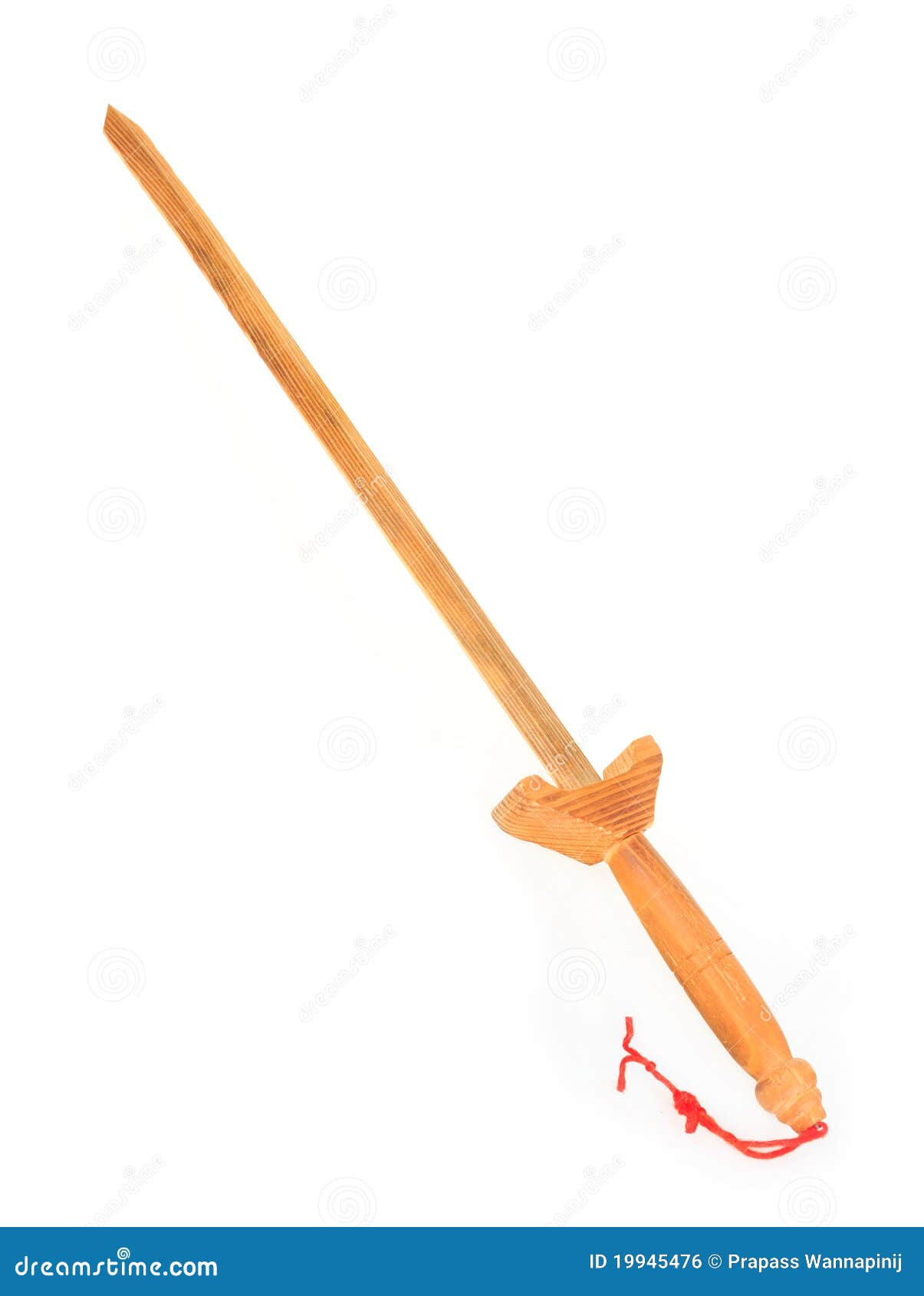 Chinese Wooden Sword Isolated Stock Photo Image of martial, isolated