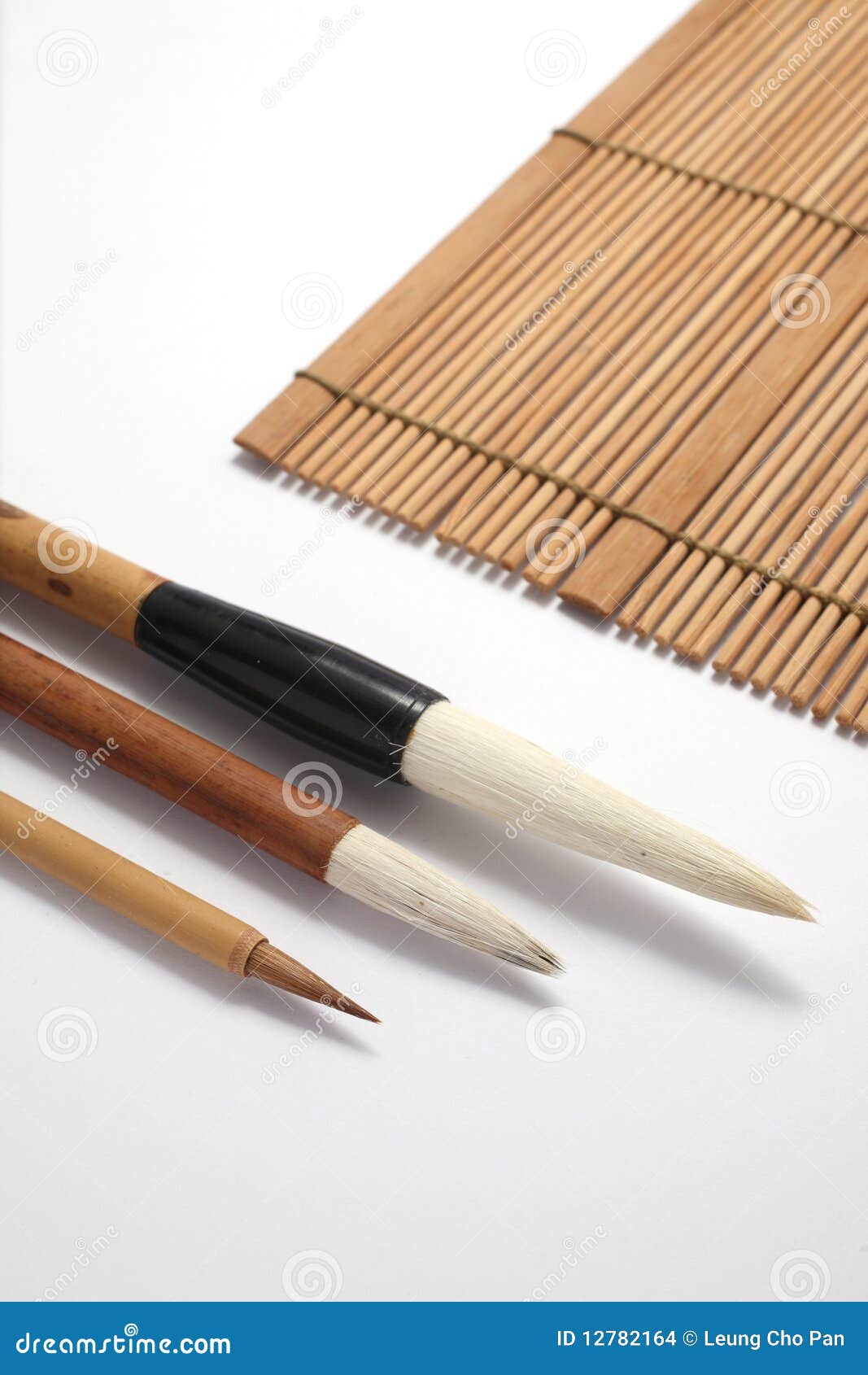 Chinese writing brush stock photo. Image of bamboo, china 12782164
