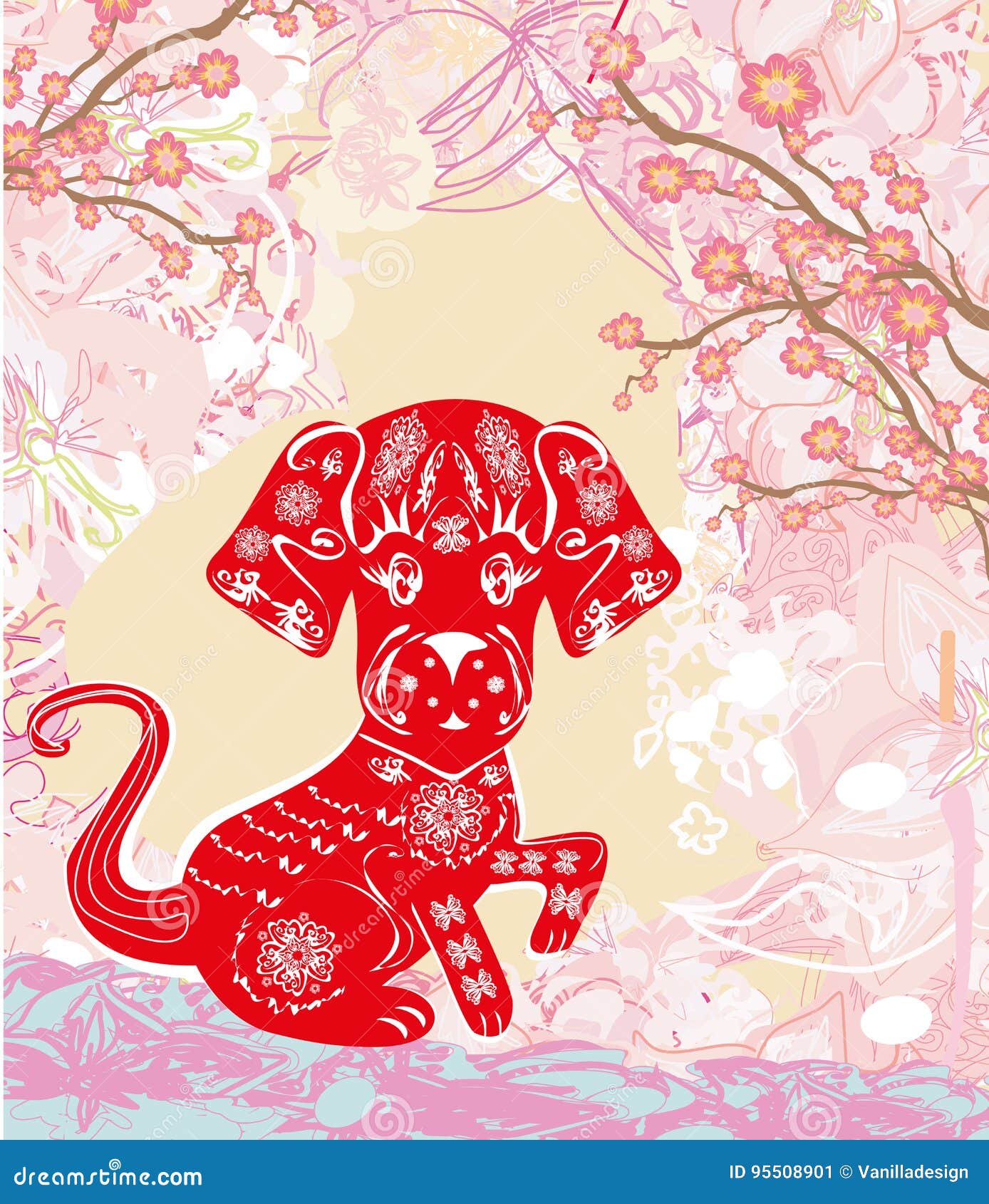 Год китайской собаки. Китайский новый год. Китайский новый год открытки. Открытка с китайским новым годом. Собака (китайский Зодиак).