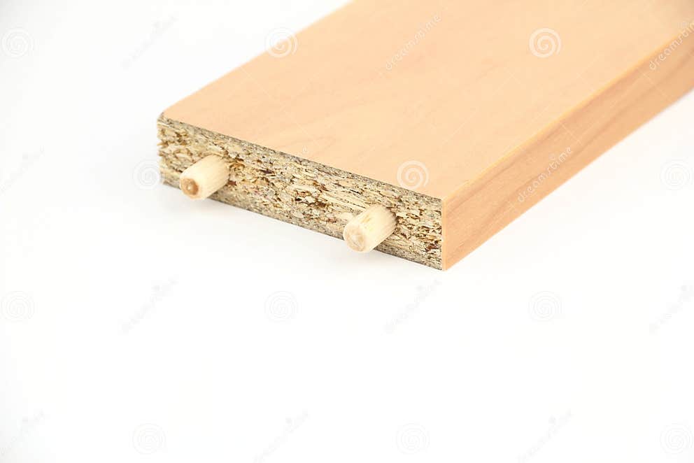 The chipboard stock image. Image of carpentering, joint 39668445