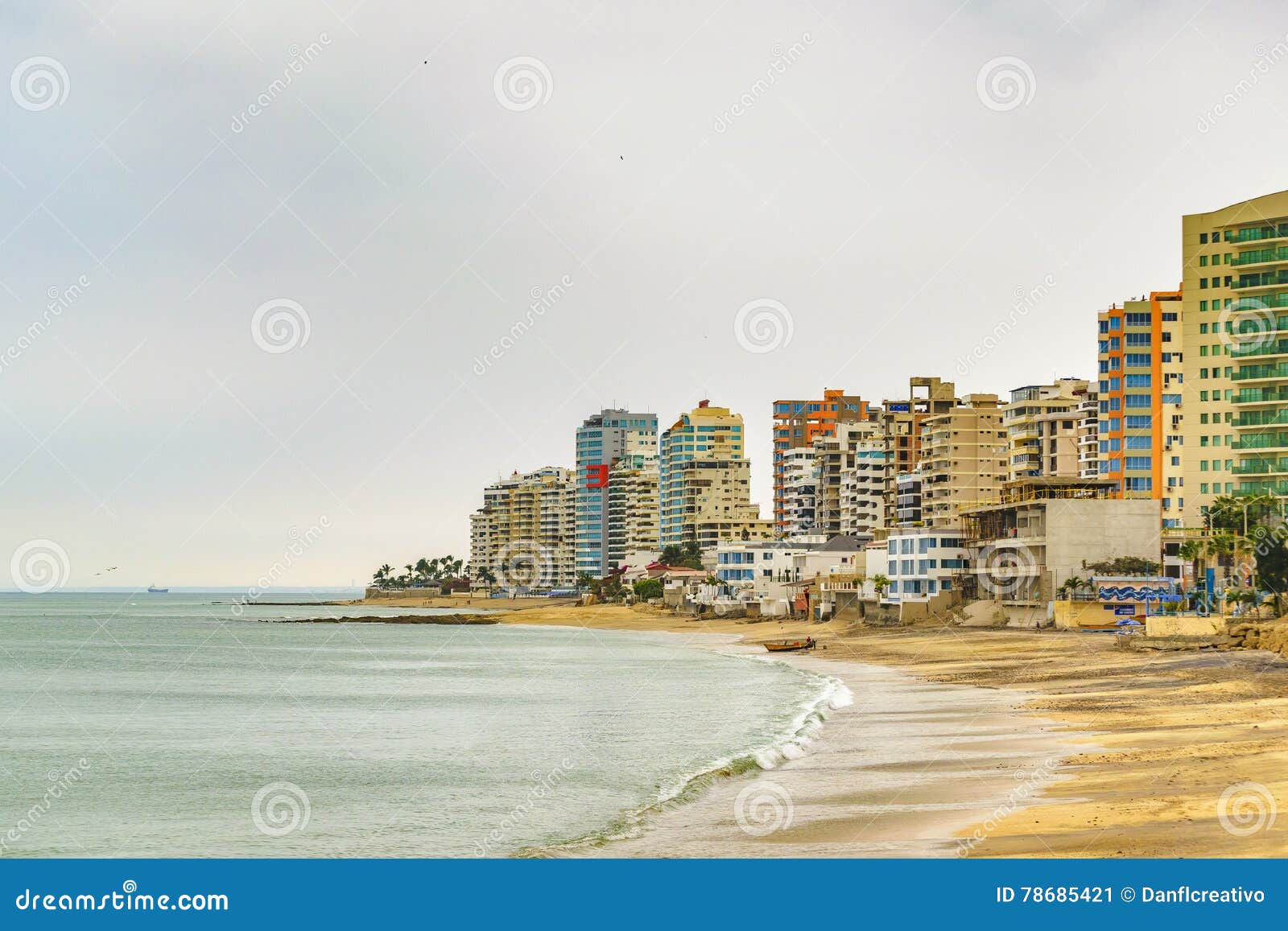 Chipipe Beach Salinas Ecuador Editorial Photo Image of vacation, facing 78685421