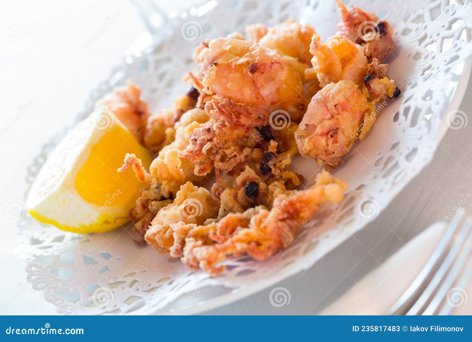 Chipirones, Battered Fried Baby Squid Stock Image Image of fish