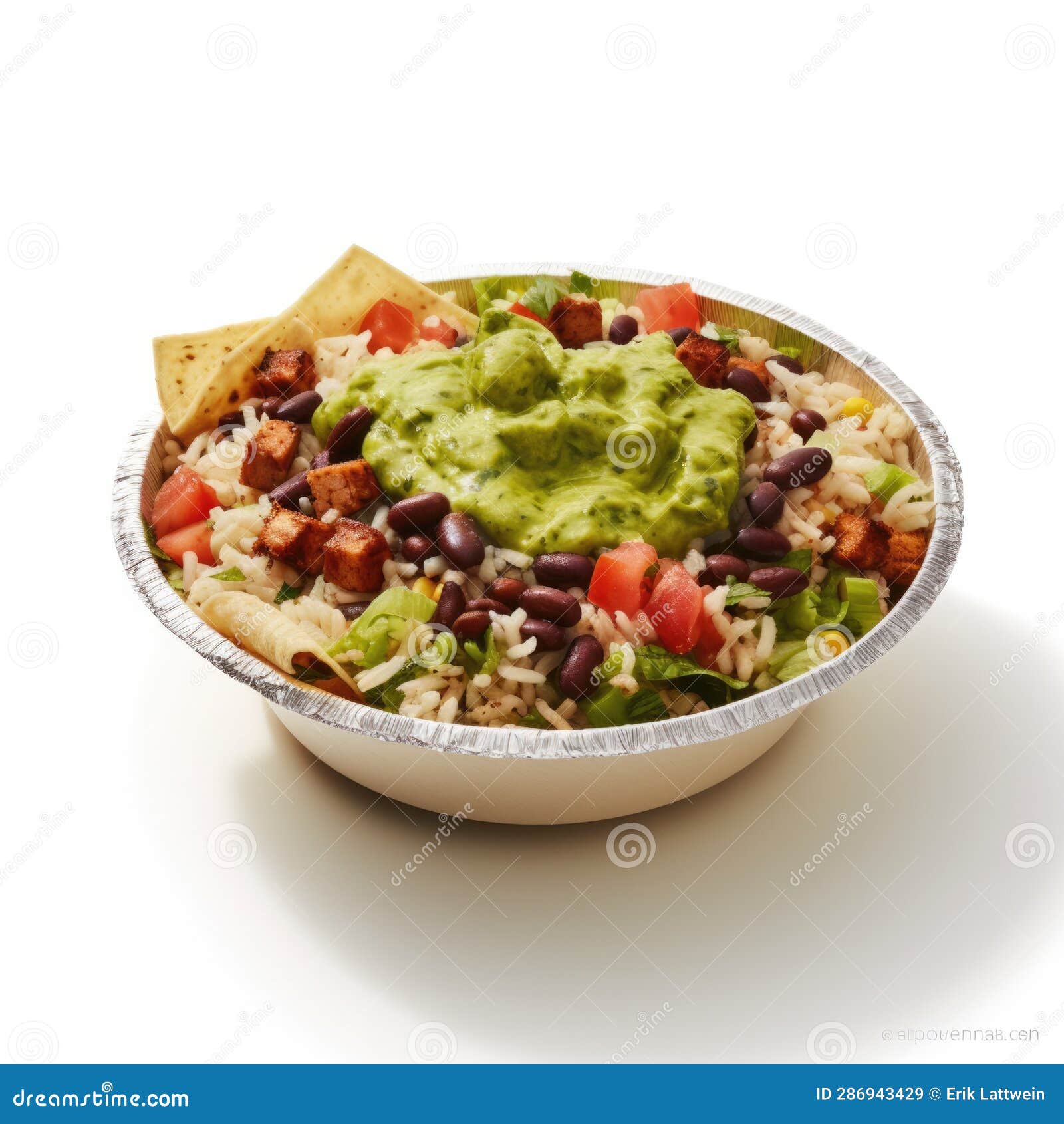 Chipotle on Plain White Background - Product Photography Stock Image