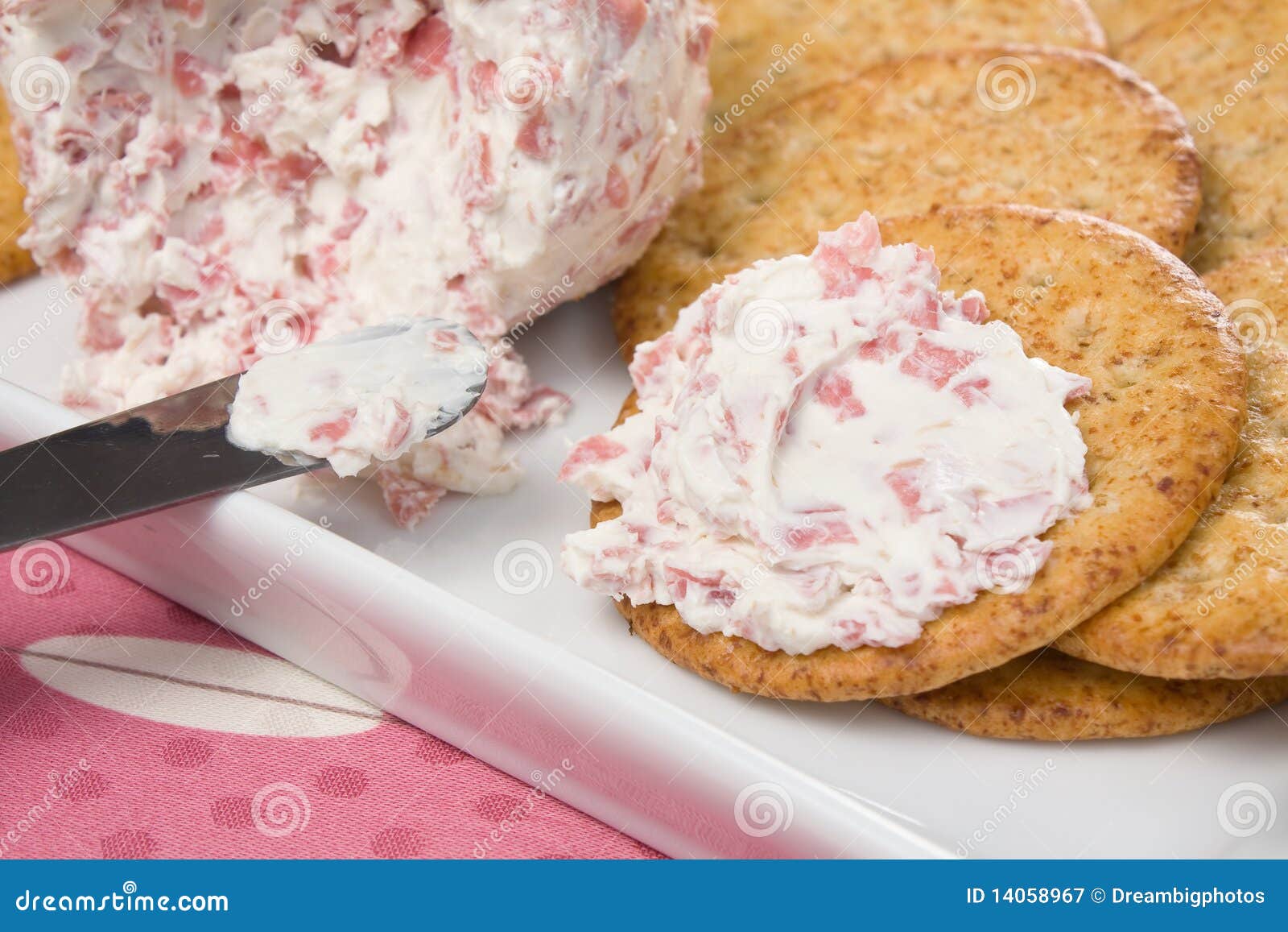 Chipped Beef Cheese Ball stock image. Image of food, spreader 14058967