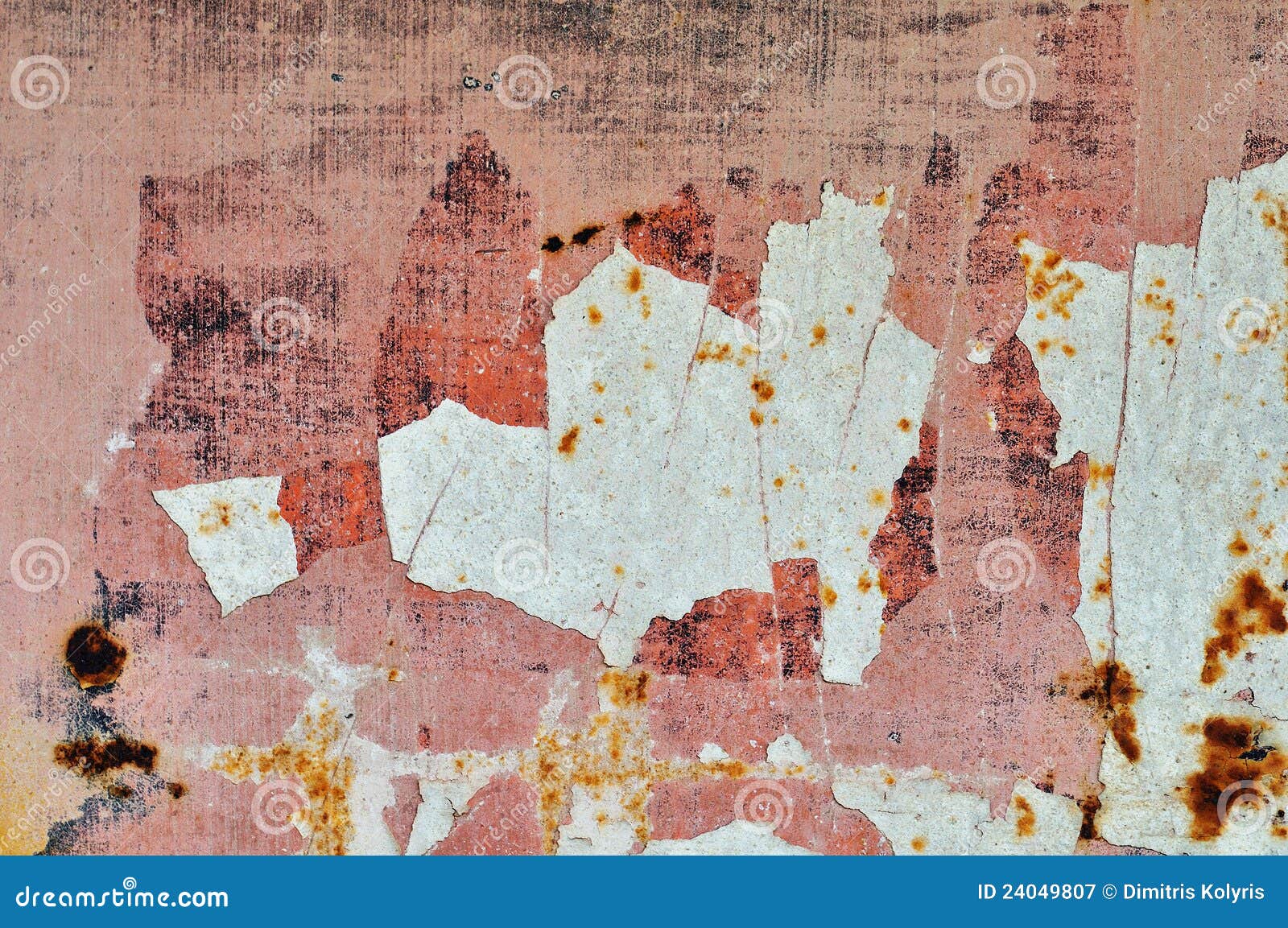 Chipped Paint Wood Texture Stock Photography 48717542