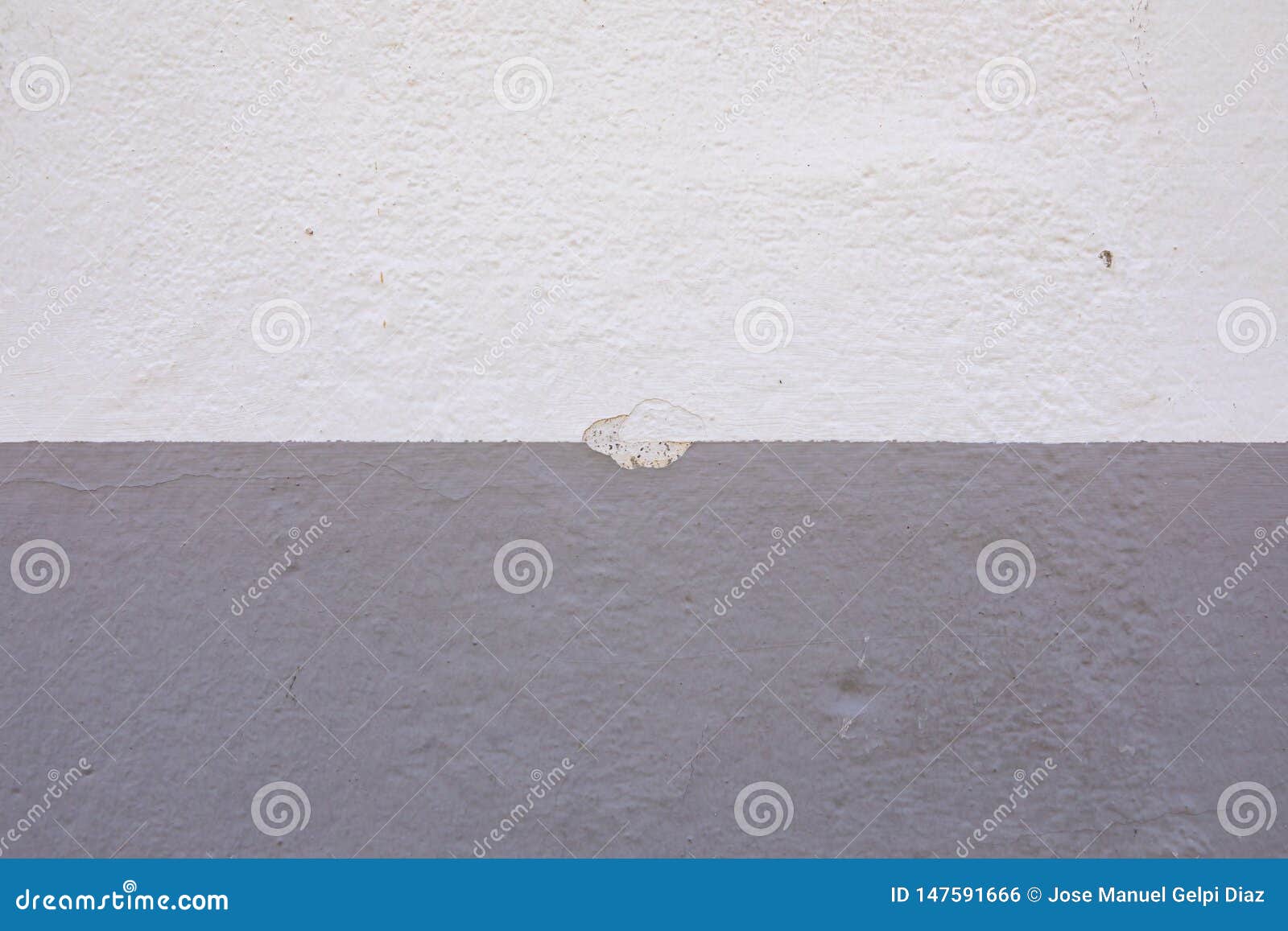 Chipped Wall with Two Types of Paint Stock Photo Image of grey, note