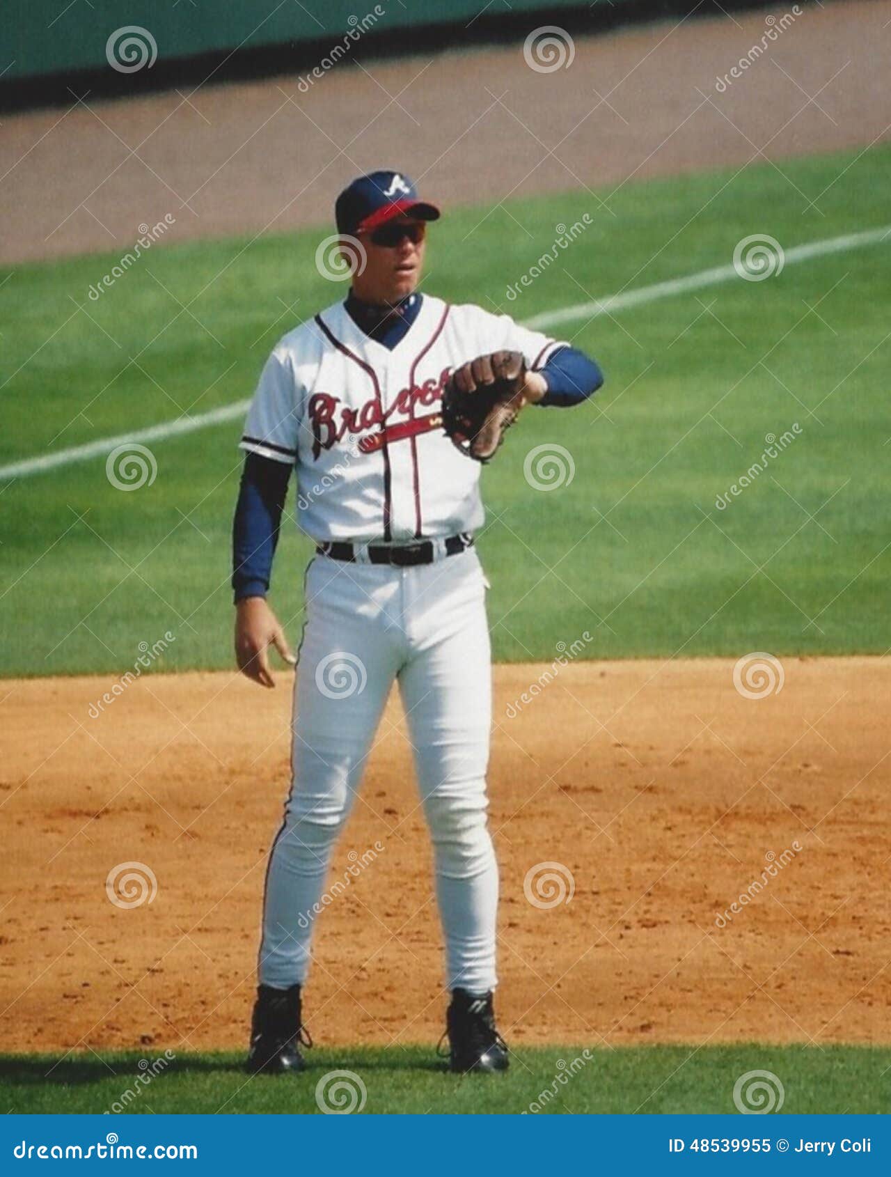 Chipper Jones, Atlanta Braves 3B. Editorial Image - Image of