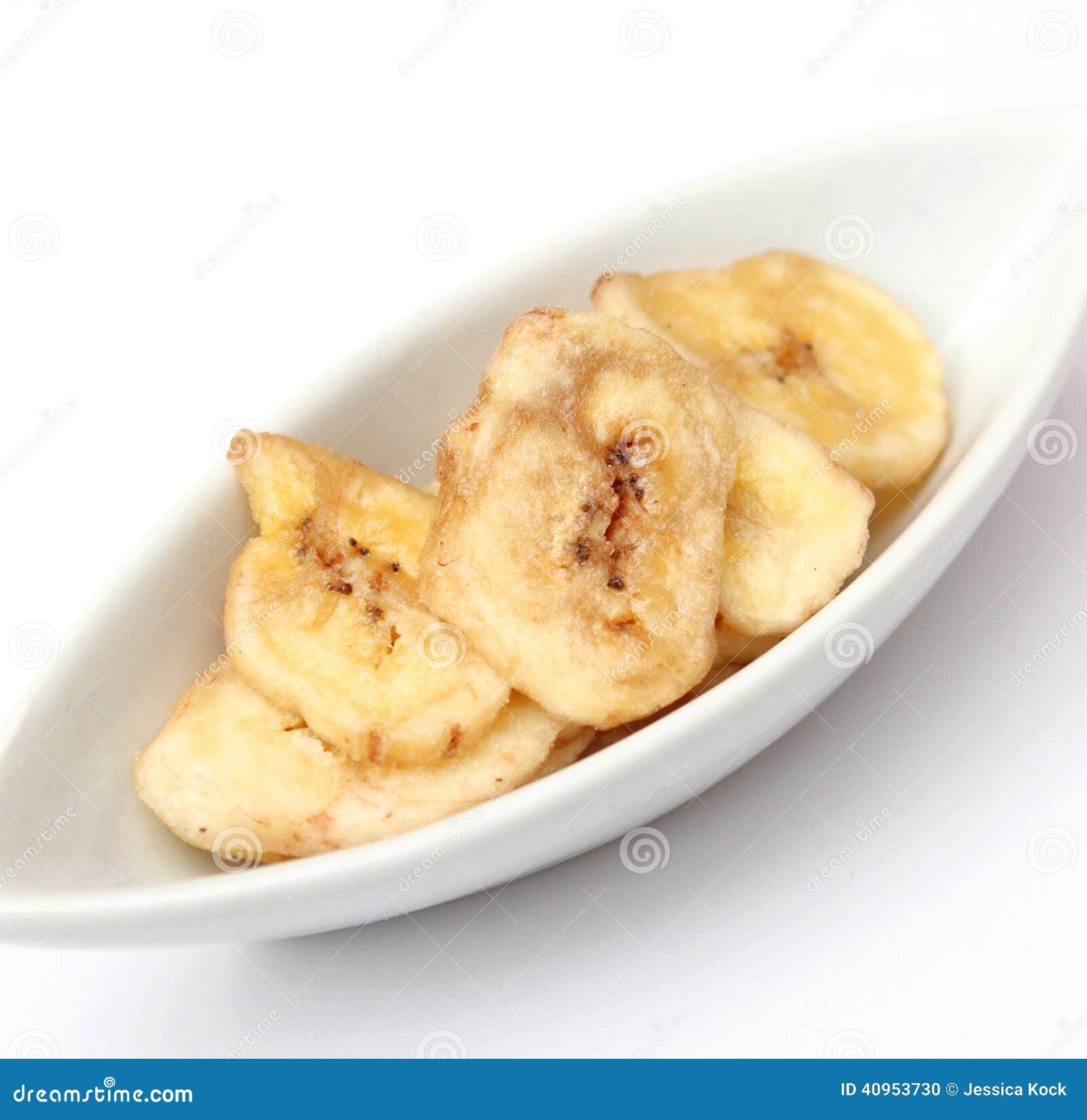Chips of bananas stock photo. Image of vitamins, fruits 40953730