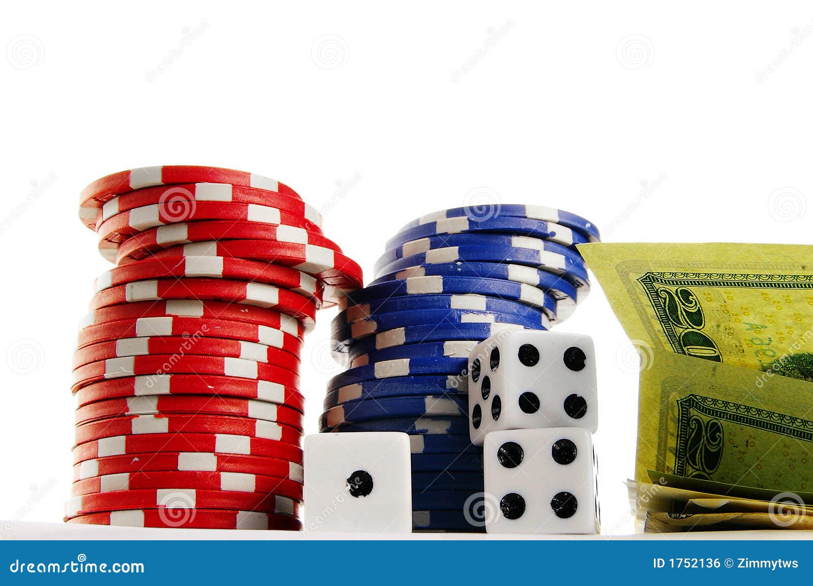 Chips And Cash Royalty Free Stock Image Image 1752136