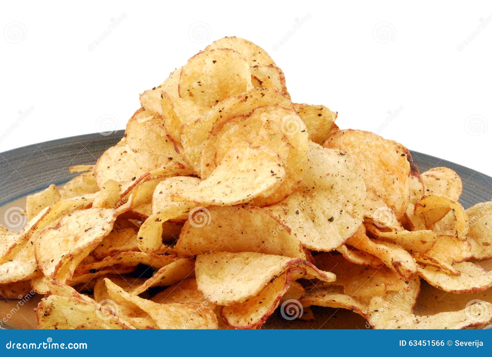 Chips Or Crisps In A Bowl RoyaltyFree Stock Photo