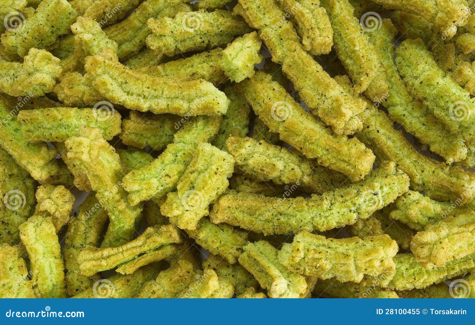 Chips De Riz, Saveur De Wasabi Image stock Image du festin, croquant 28100455