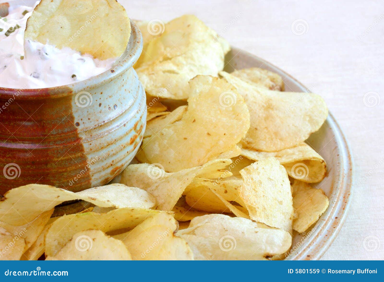 Chips and Dip stock image. Image of snack, salty, dish 5801559