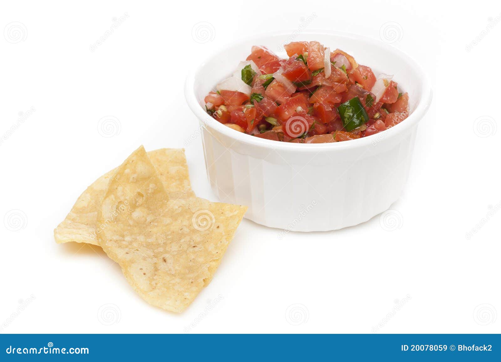 Chips and Fresh Salsa in a Bowl Stock Image Image of ethnic, mexico 20078059
