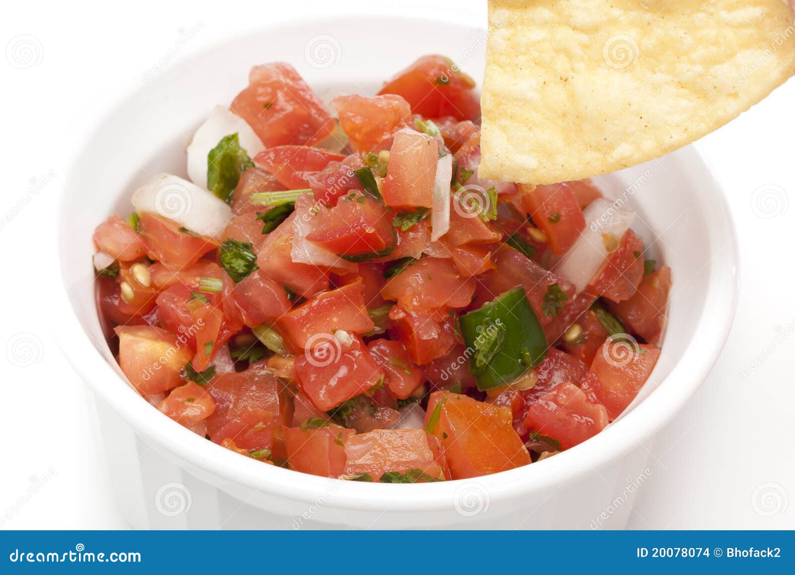 Chips and Fresh Salsa in a Bowl Stock Photo Image of salty, mexican 20078074