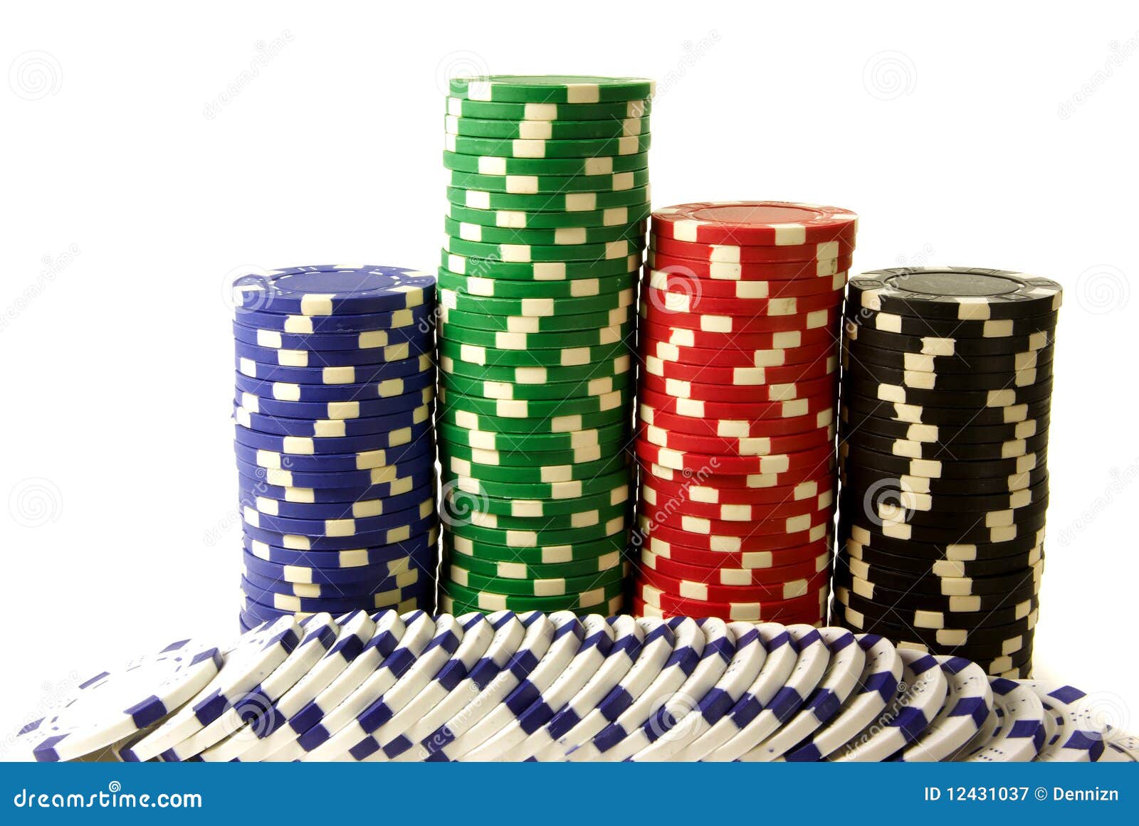 Chips for gambling stock image. Image of isolated, chip 12431037