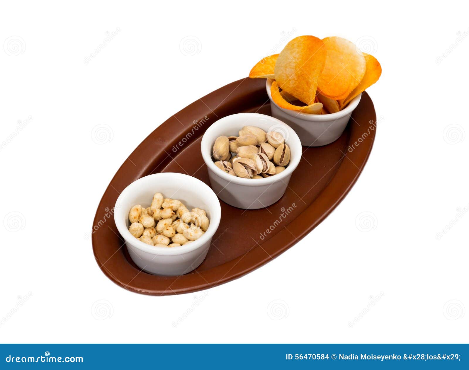 Chips and nuts stock photo. Image of heap, delicious 56470584