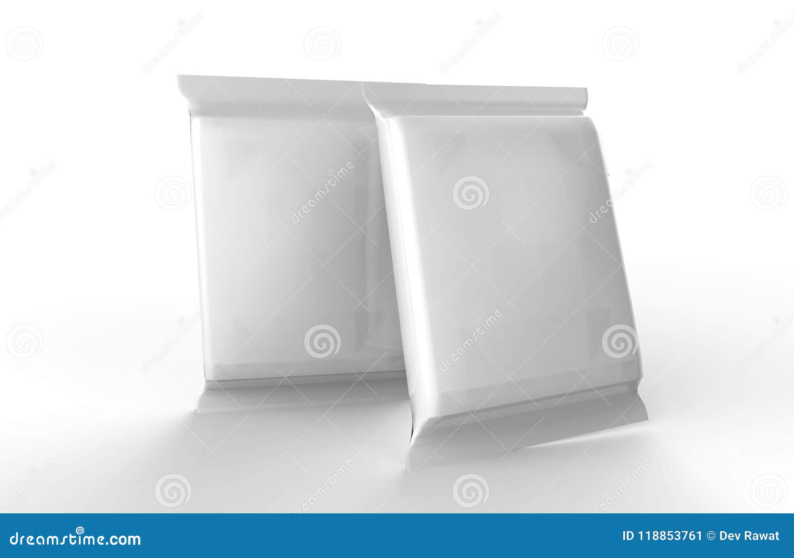 Download Chips Packet Mock Up stock illustration. Illustration of closed - 118853761