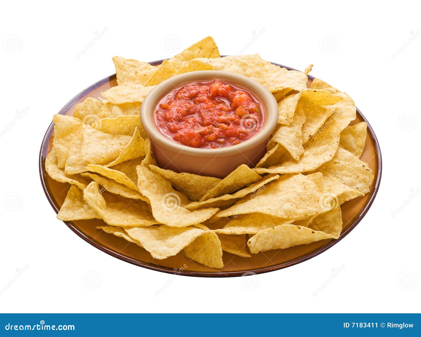 chips & salsa (with clipping path)