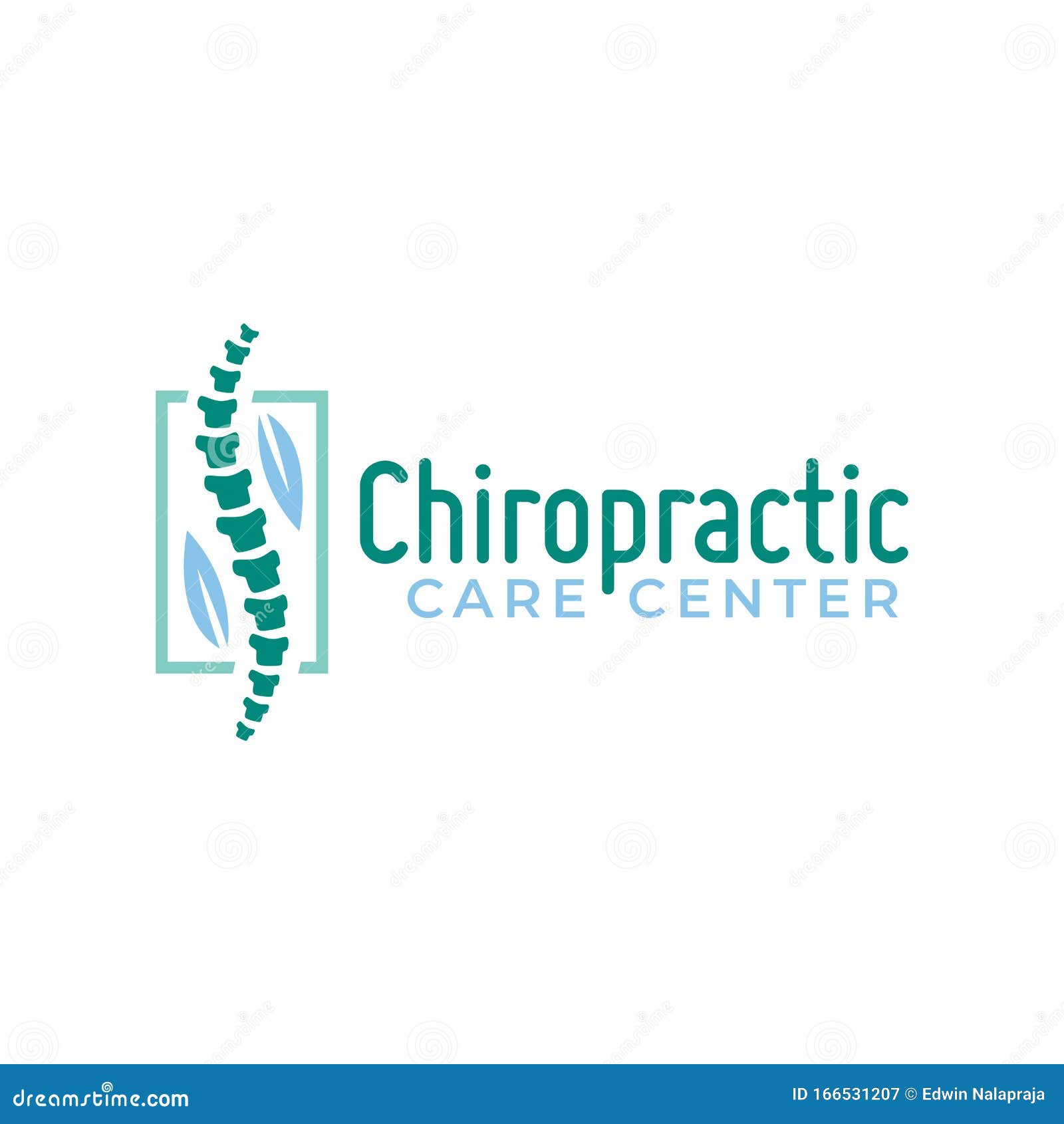 Chiropractic Logo Vector, Spine Health Care Medical Symbol or Icon Inside Chiropractic Travel Card Template