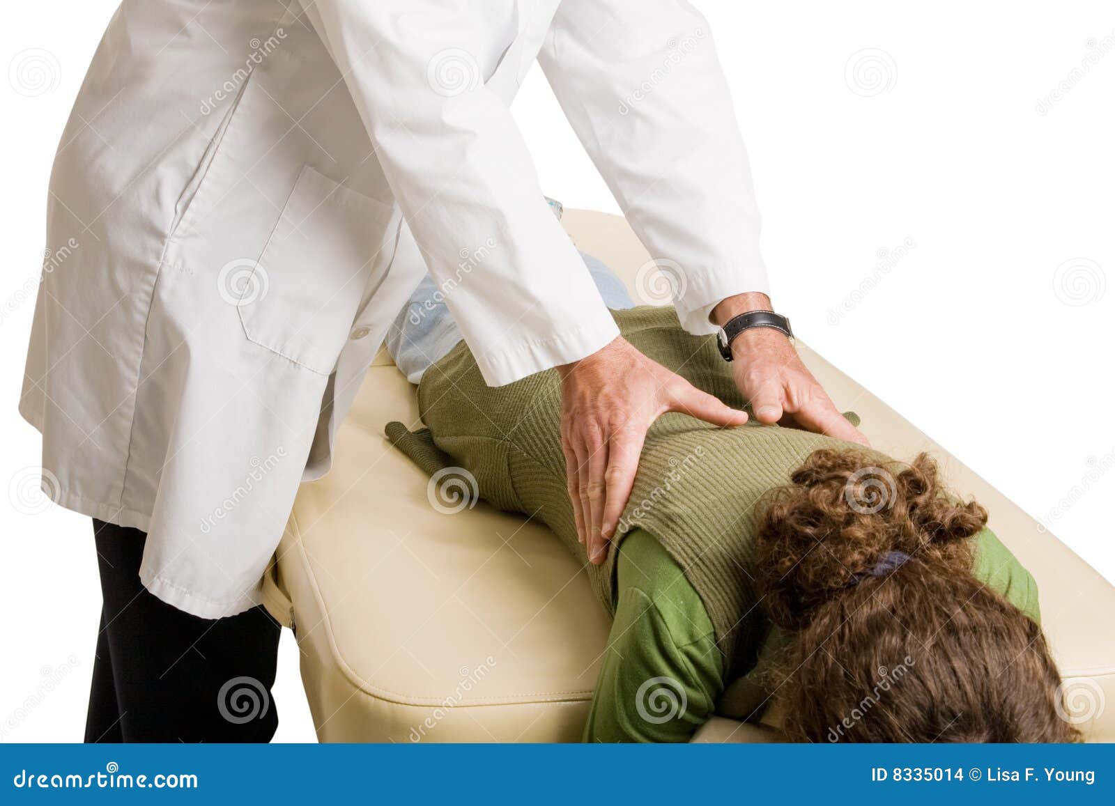 Chiropractor Doing Adjustment Stock Photo Image of doctor, diagnosis