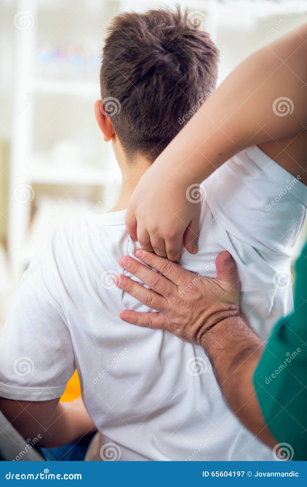 Chiropractor Doing Adjustment on Patient Stock Image Image of male, chiropractor 65604197