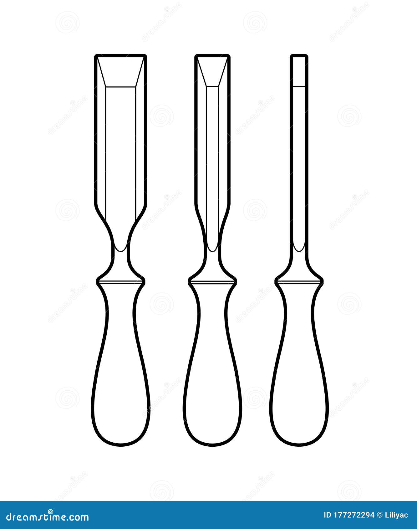 Download Chisel - A Set Of Hand Tools Coloring Book. Carpentry ...