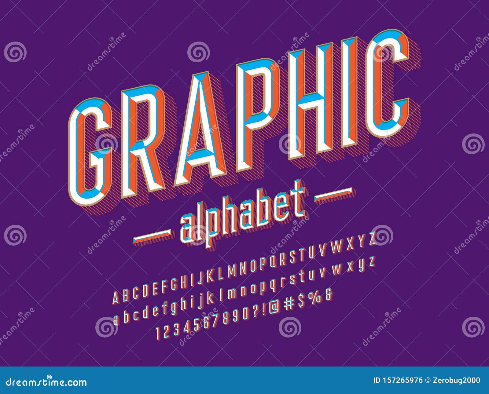 Chisel font stock vector. Illustration of style, trendy - 157265976