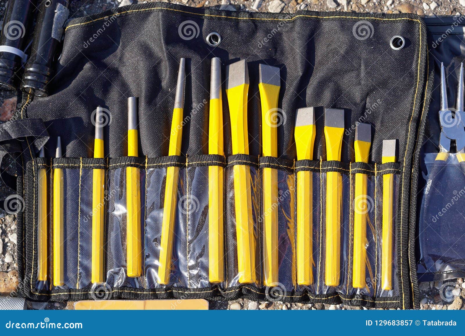 Chisels stock image. Image of tools, iron, chisel, point 129683857