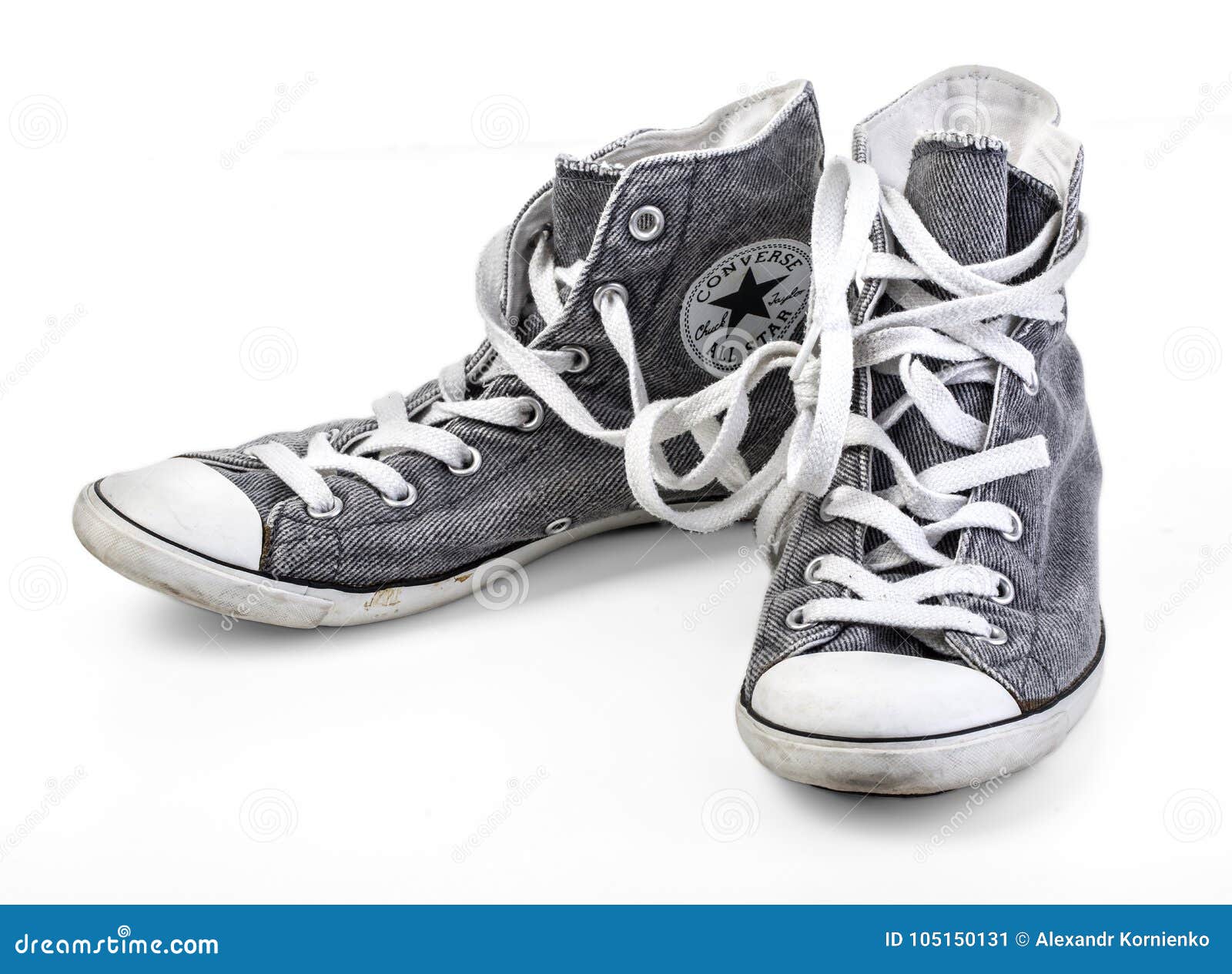 Converse Shoes Isolated on White Editorial Photo - Image of grunge ...