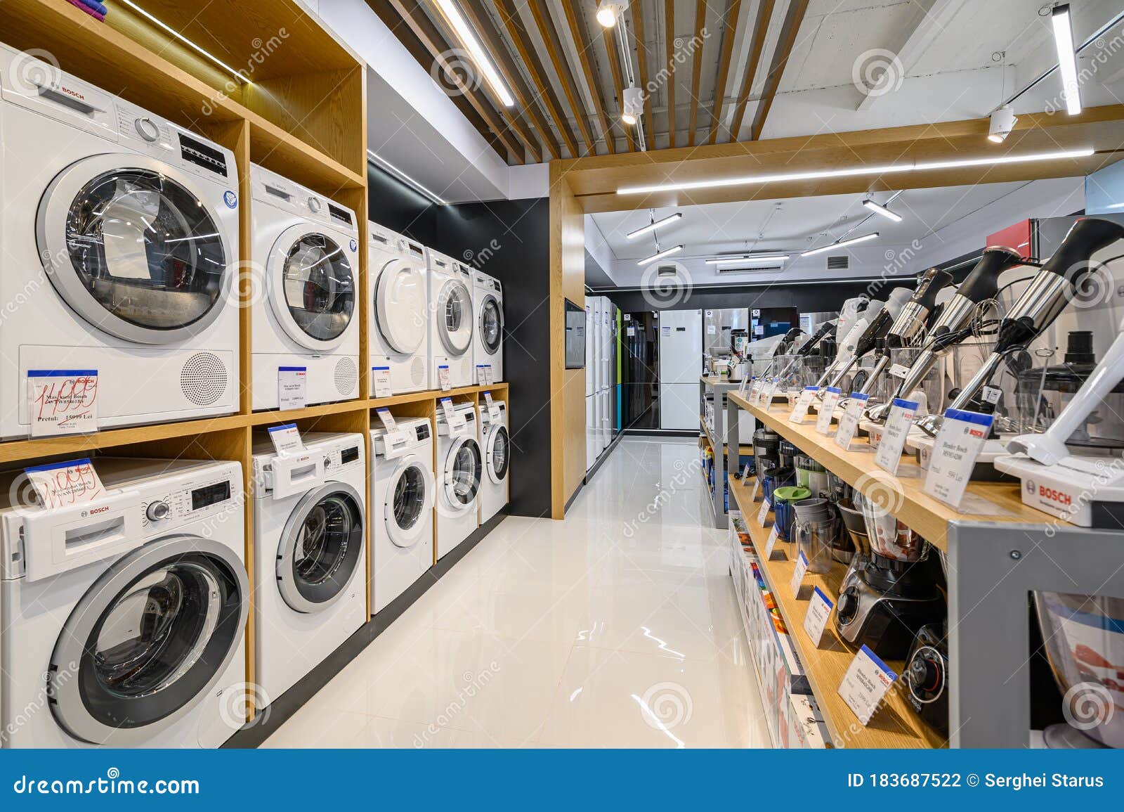 Interior of Premium Domestic Appliance Store Editorial Photography ...