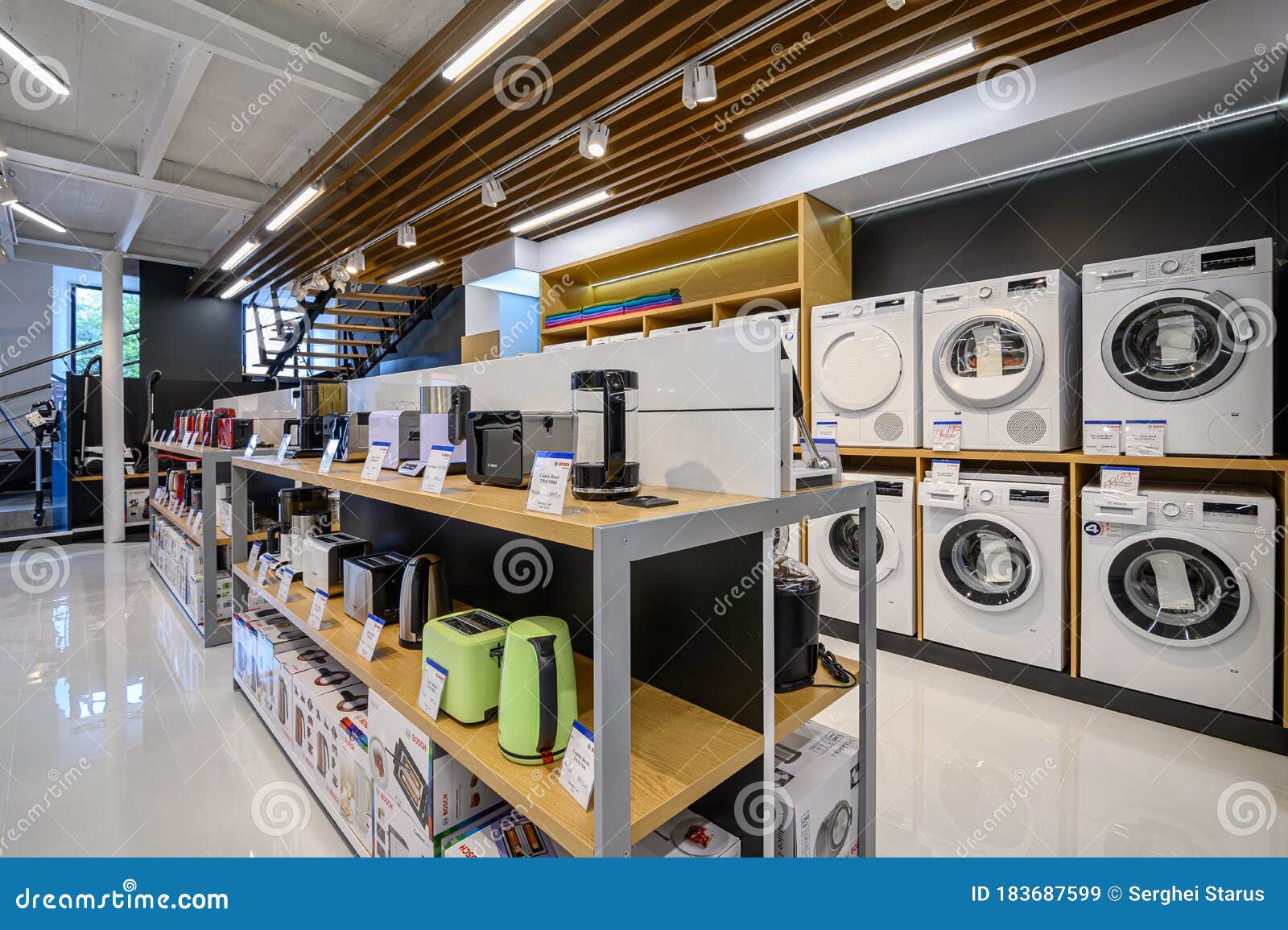 Interior of Premium Domestic Appliance Store Editorial Stock Image ...