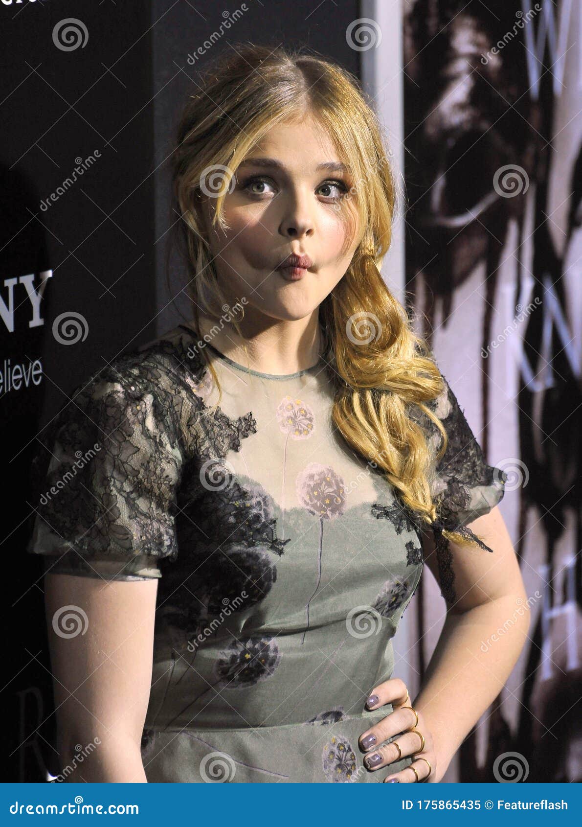 Quadro Placa MDF Poster Chloe Grace Moretz